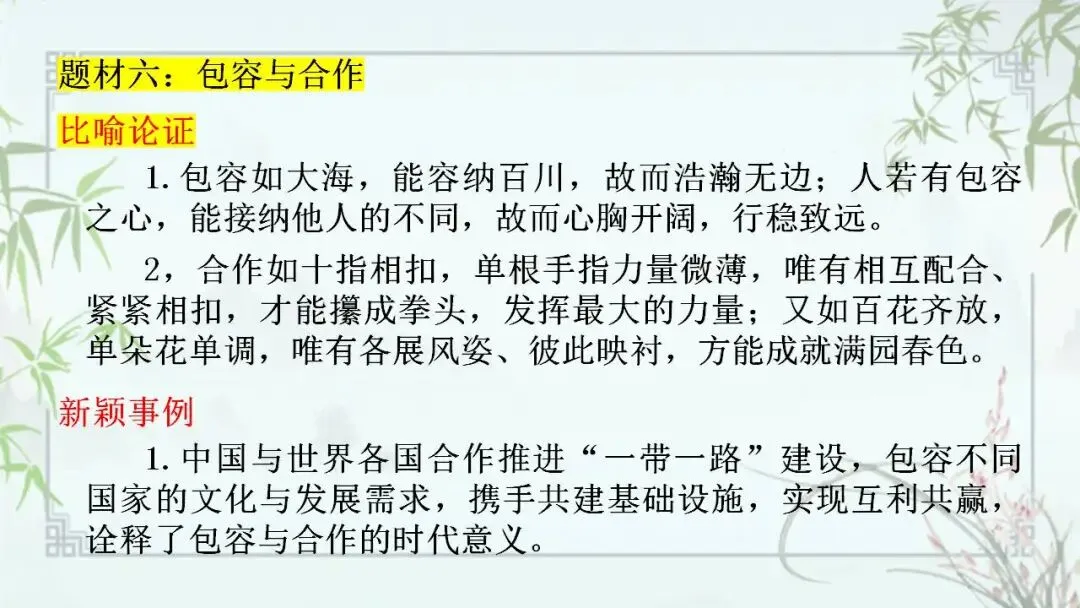 2026年中考语文一轮复习-初中议论文写作素材积累 第19张