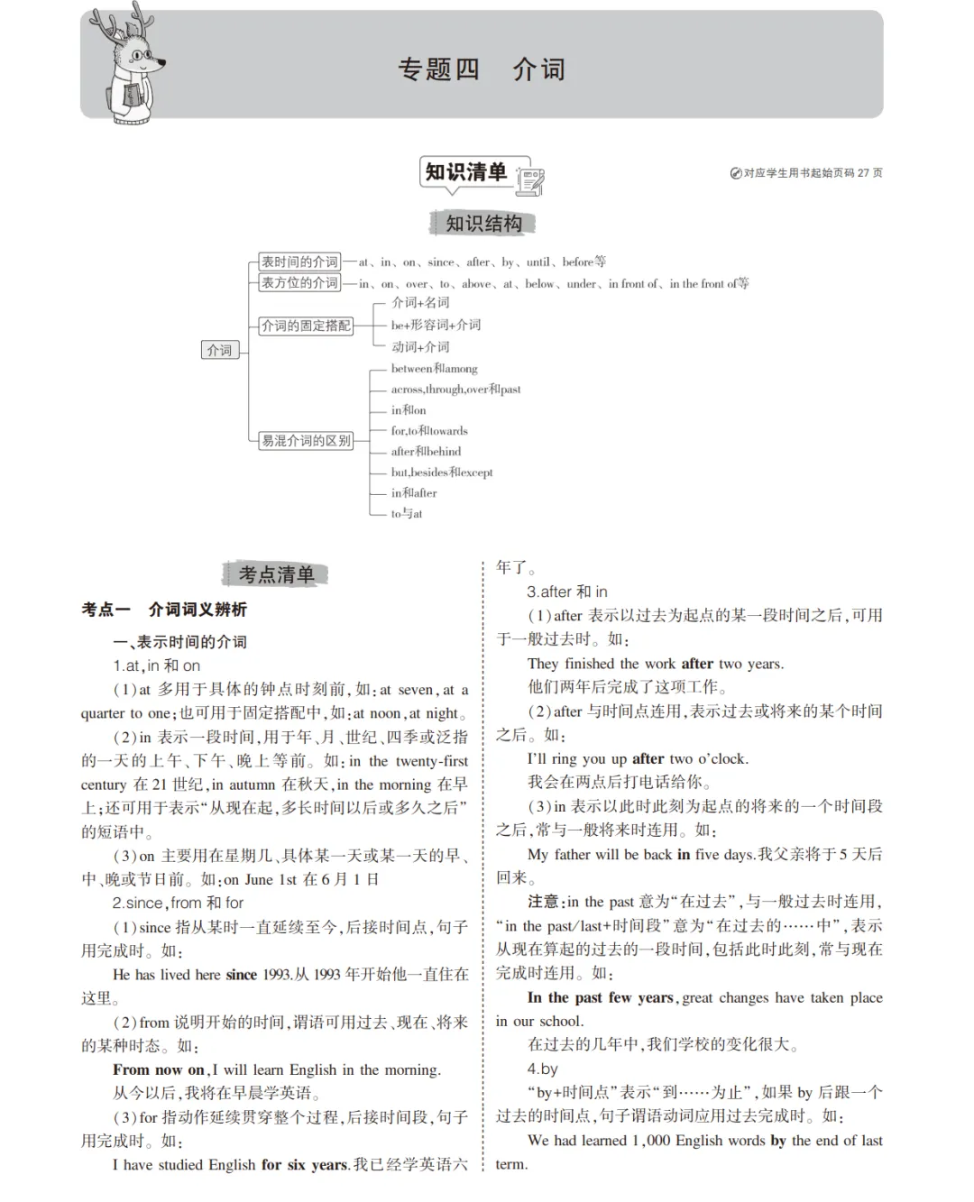 中考英语总复习专题知识要点 第14张