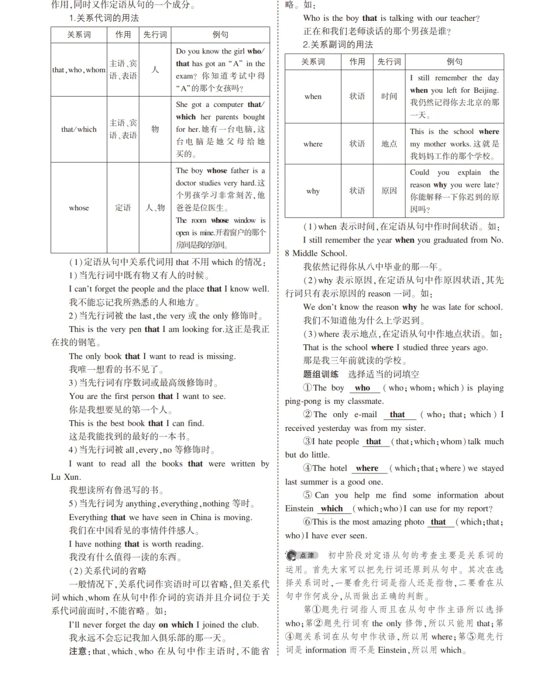 中考英语总复习专题知识要点 第49张