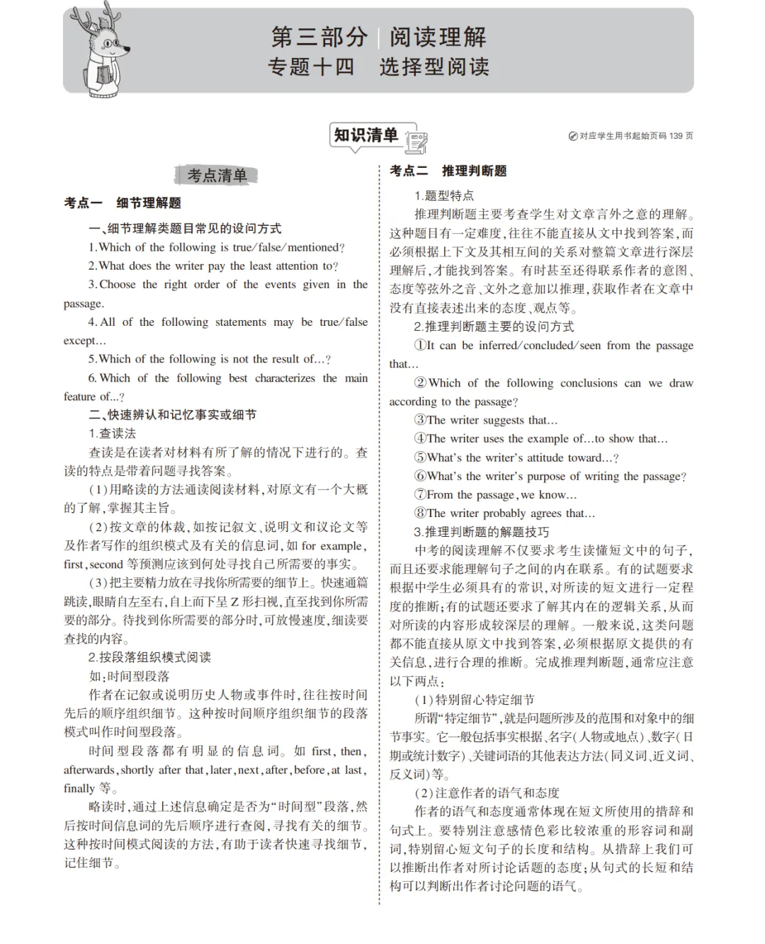 中考英语总复习专题知识要点 第54张