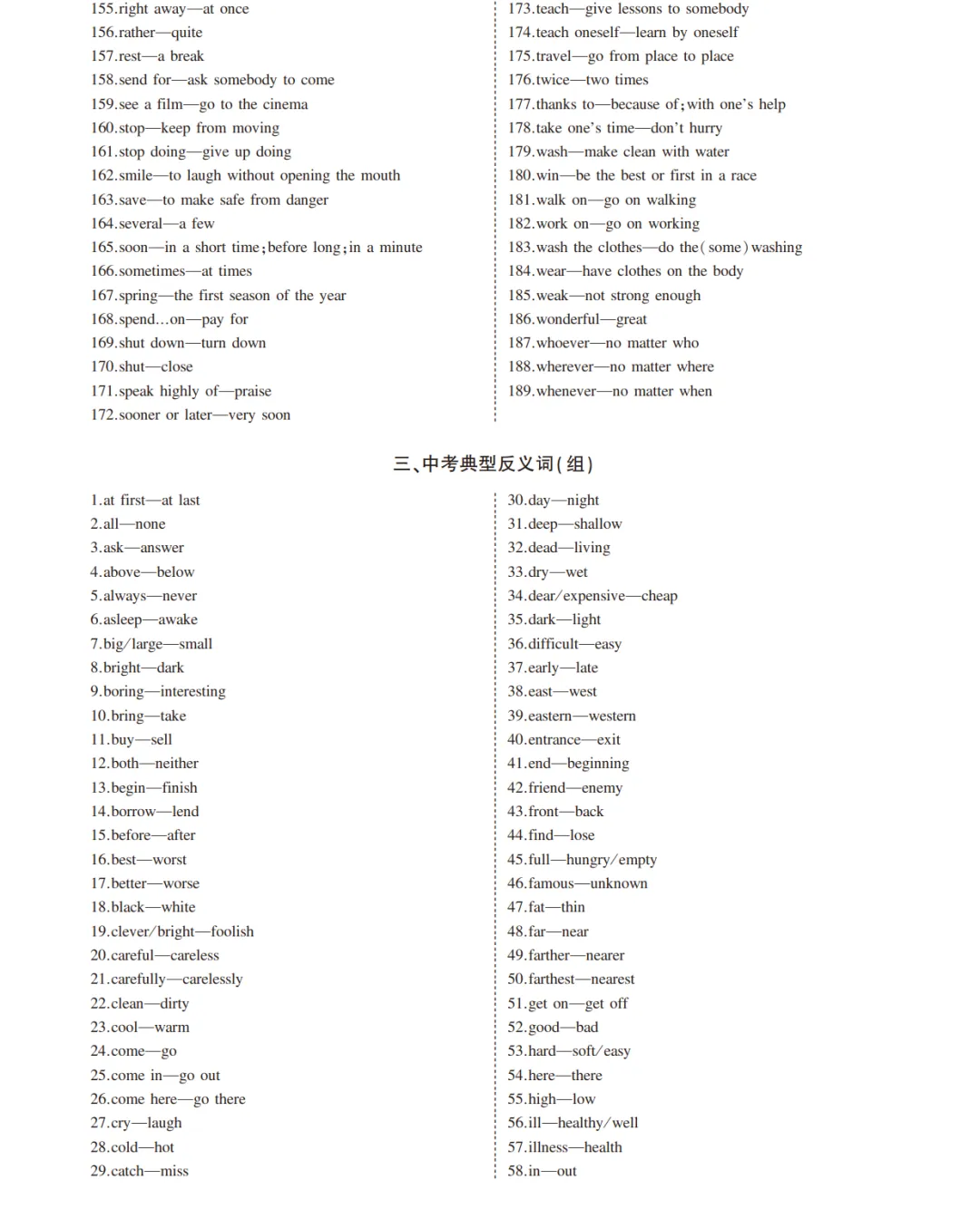 中考英语总复习专题知识要点 第73张