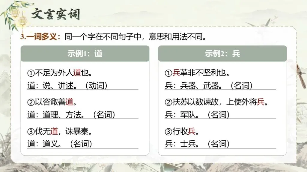 【中考语文】一轮复习《专题十二:文言文阅读》 | 文言文阅读易错点排查 第13张