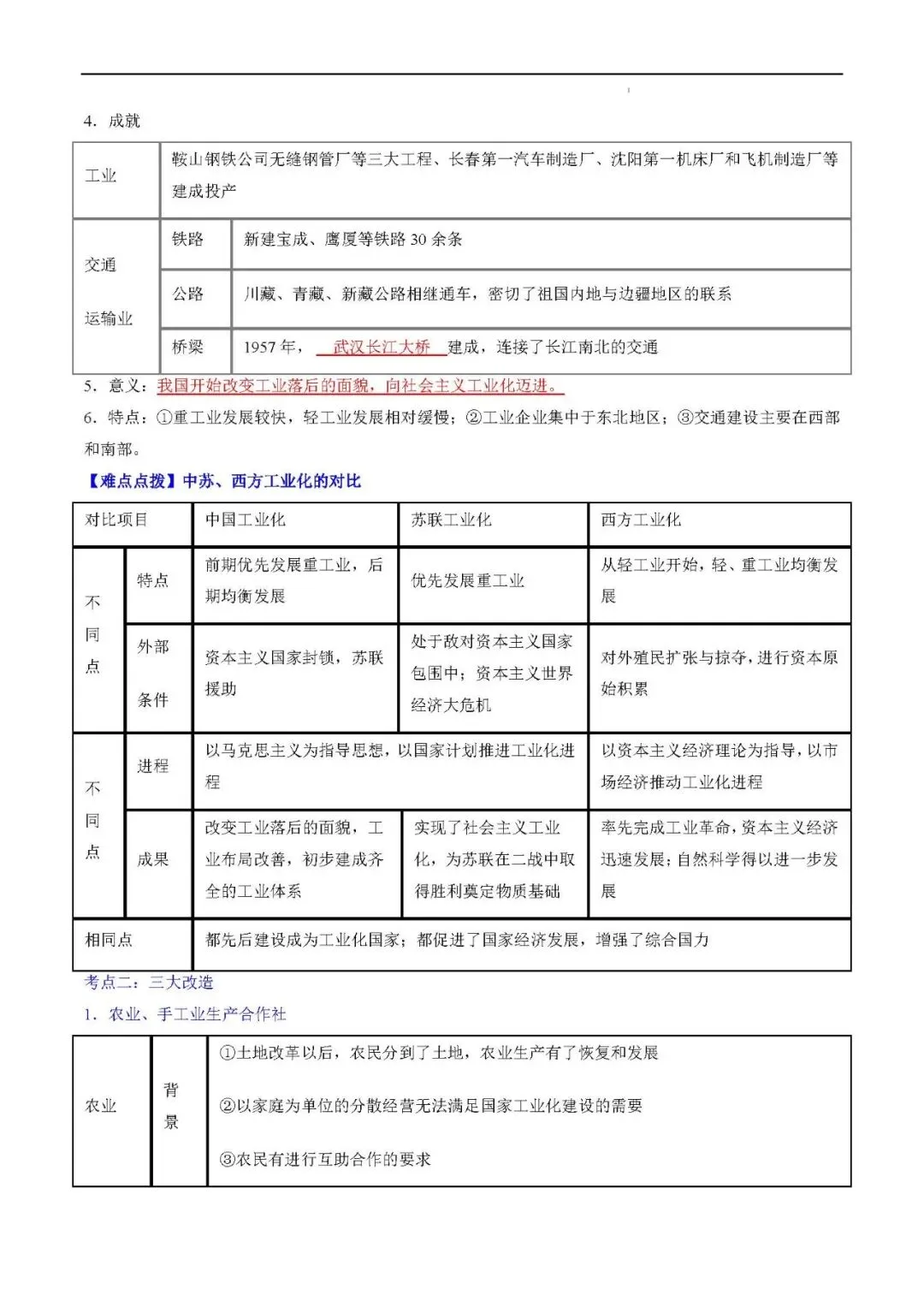 2026年中考复习秘籍 :中国现代史 (八年级下册) 第6张