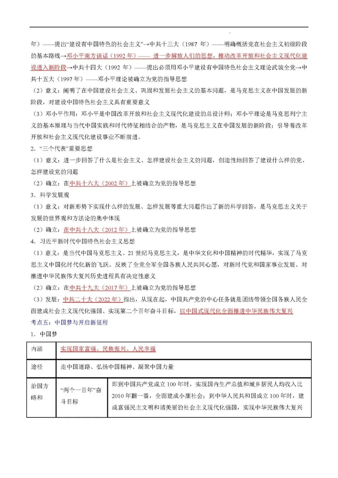 2026年中考复习秘籍 :中国现代史 (八年级下册) 第13张