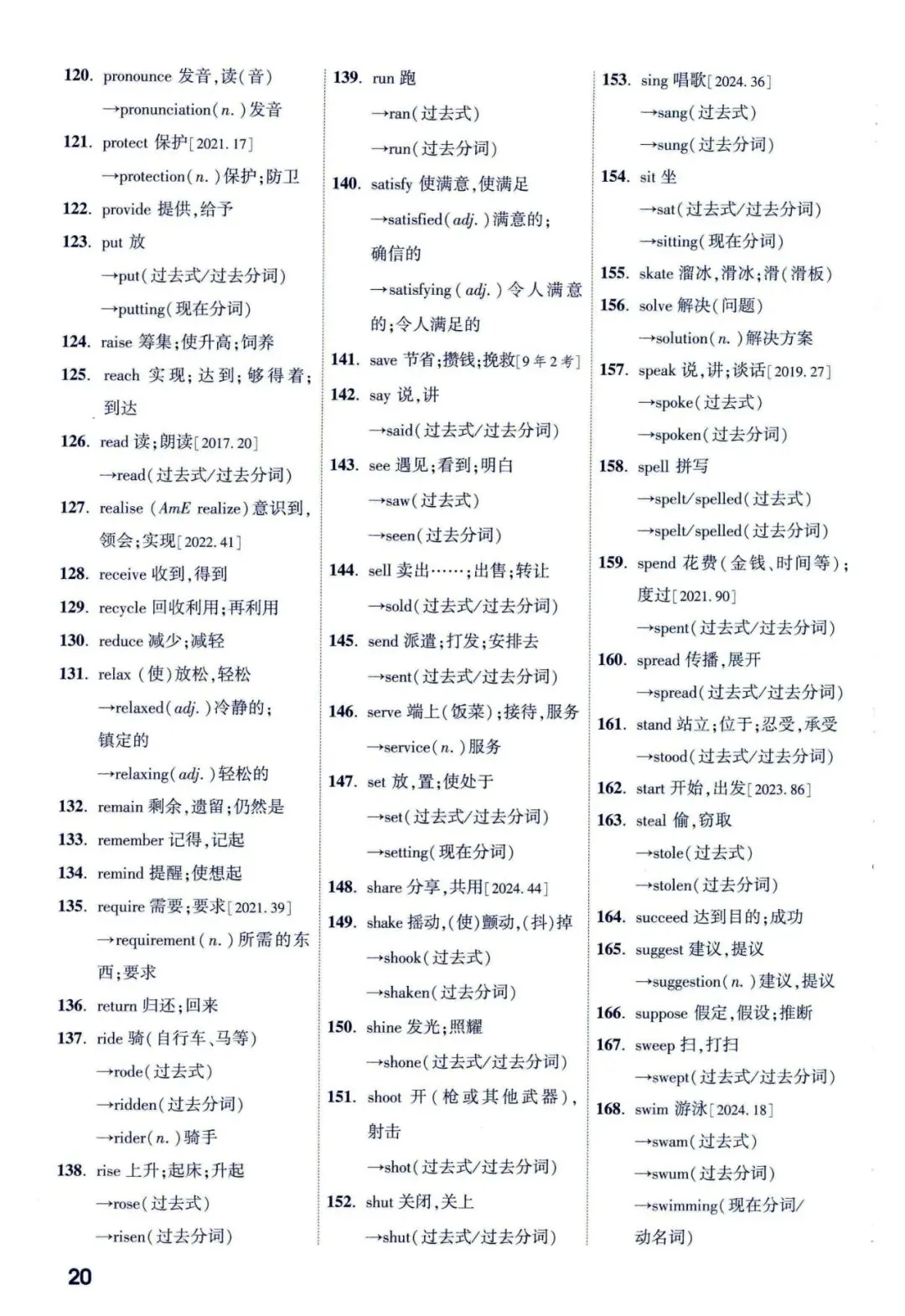 【中考英语】2026年福建中考英语高频词汇 第4张 【中考英语】2026年福建中考英语高频词汇 第4张
