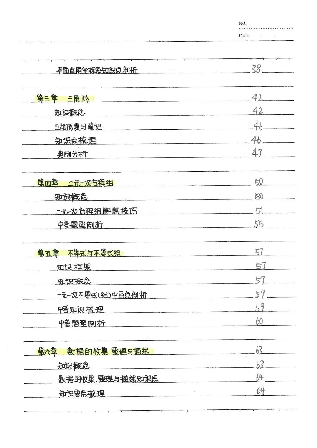 初中全科目《中考状元学霸笔记》PDF电子版(可下载打印)语文/数学/英语/物理/化学/地理/生物/历史/道德与法治 第7张