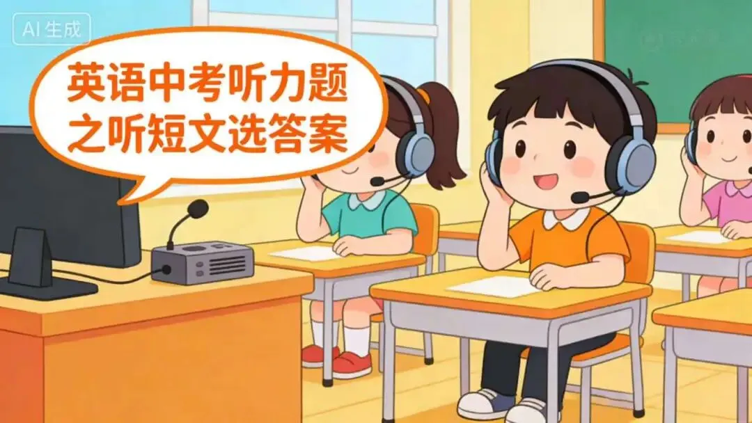 中考听力题之听短文选答案 第1张