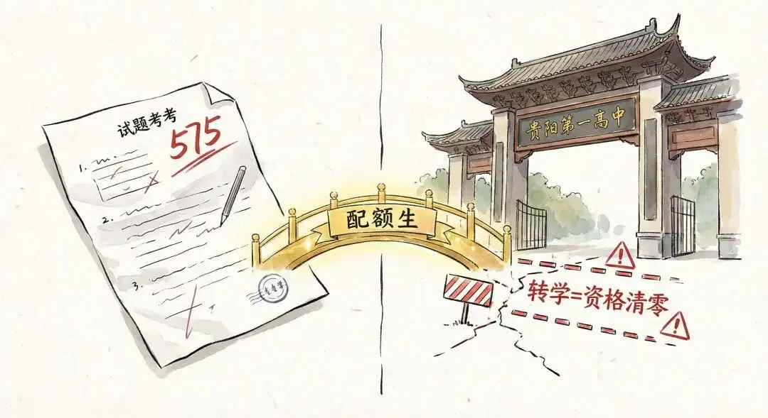 中考575分竟能上贵阳一中?贵阳初三家长请警惕:这一步走错,孩子名校资格直接清零! 第1张