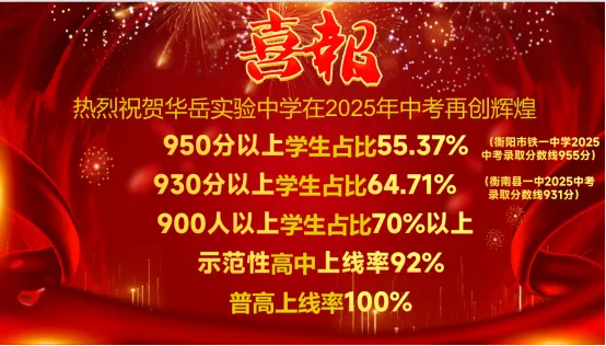 硬核!衡阳这所中学连续7年中考人平分第一 第3张