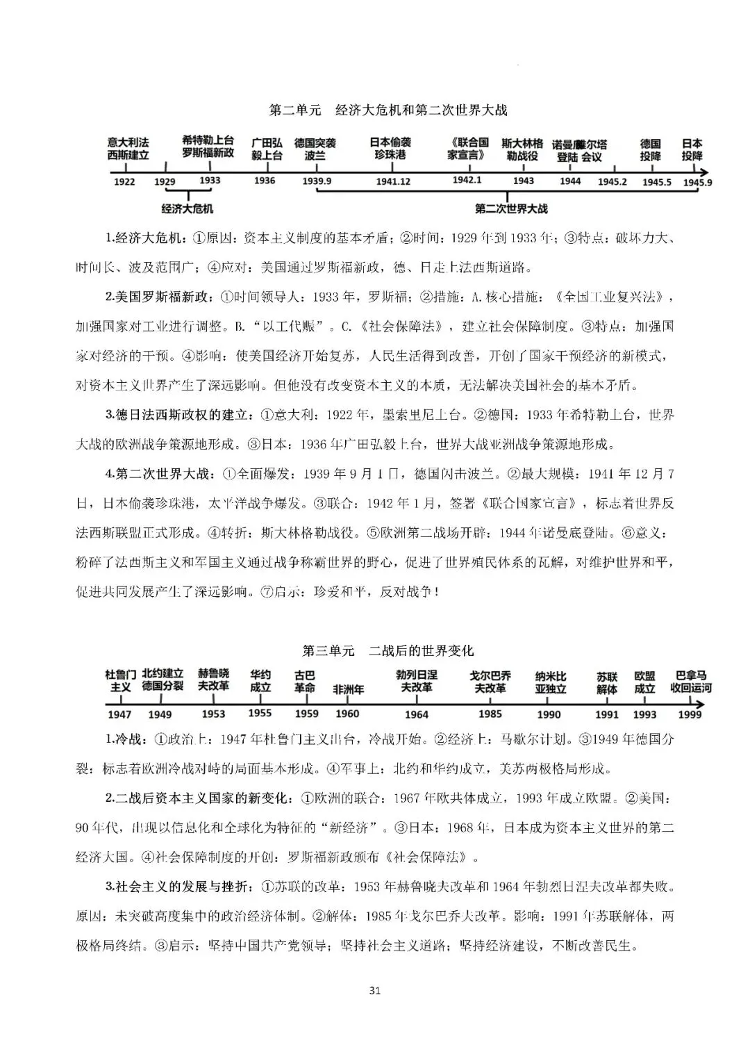 【中考复习】|2026年历史中考知识记背册 第32张