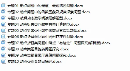 【2026中考】2023-2025全国数学《中考真题+中考分类汇编+拓展资源+动点专题》|PDF可下载(百度/夸克) 第7张 【2026中考】2023-2025全国数学《中考真题+中考分类汇编+拓展资源+动点专题》|PDF可下载(百度/夸克) 第7张