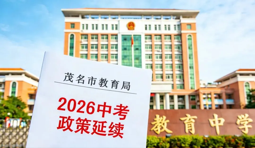 2026中考改革定调!茂名政策不变但命题有新趋势,家长这样应对更高效 第1张