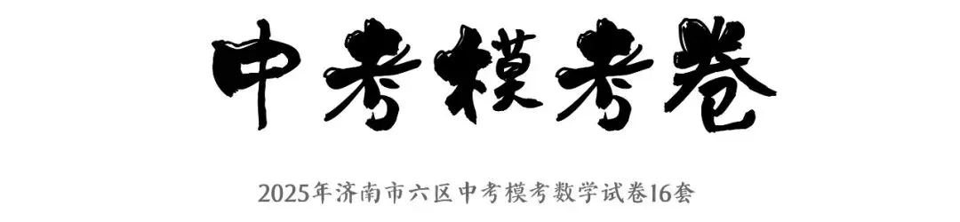 《2026济南中考数学必刷》8年真题+2025年市六区模考16套...... 第2张 《2026济南中考数学必刷》8年真题+2025年市六区模考16套...... 第2张