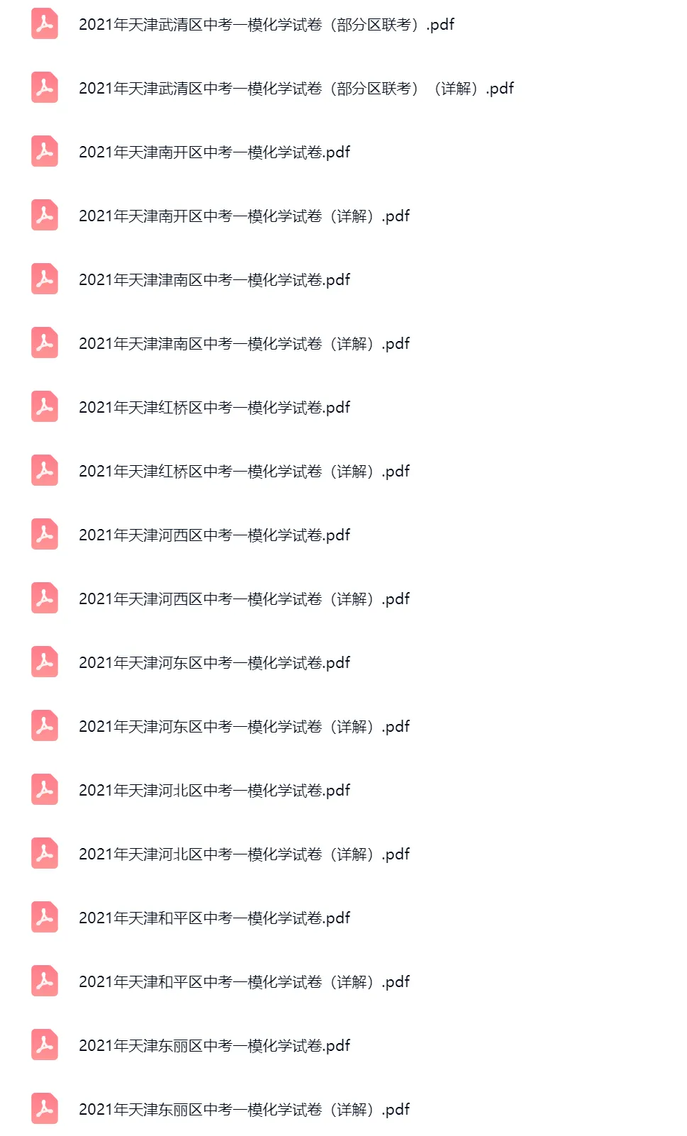 2018-2025学年天津中考一模化学试卷真题及答案解析 第6张 2018-2025学年天津中考一模化学试卷真题及答案解析 第6张