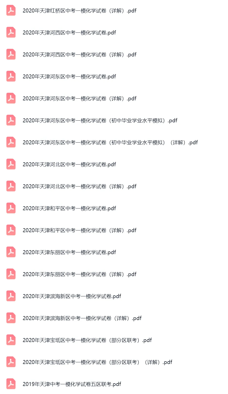 2018-2025学年天津中考一模化学试卷真题及答案解析 第7张 2018-2025学年天津中考一模化学试卷真题及答案解析 第7张