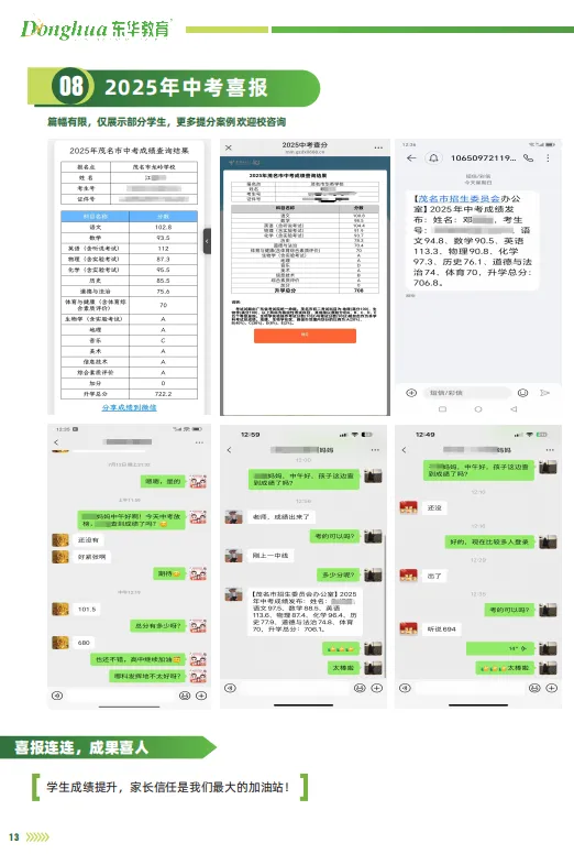 茂名东华教育26届中考全日制冲刺营招生简章 第17张