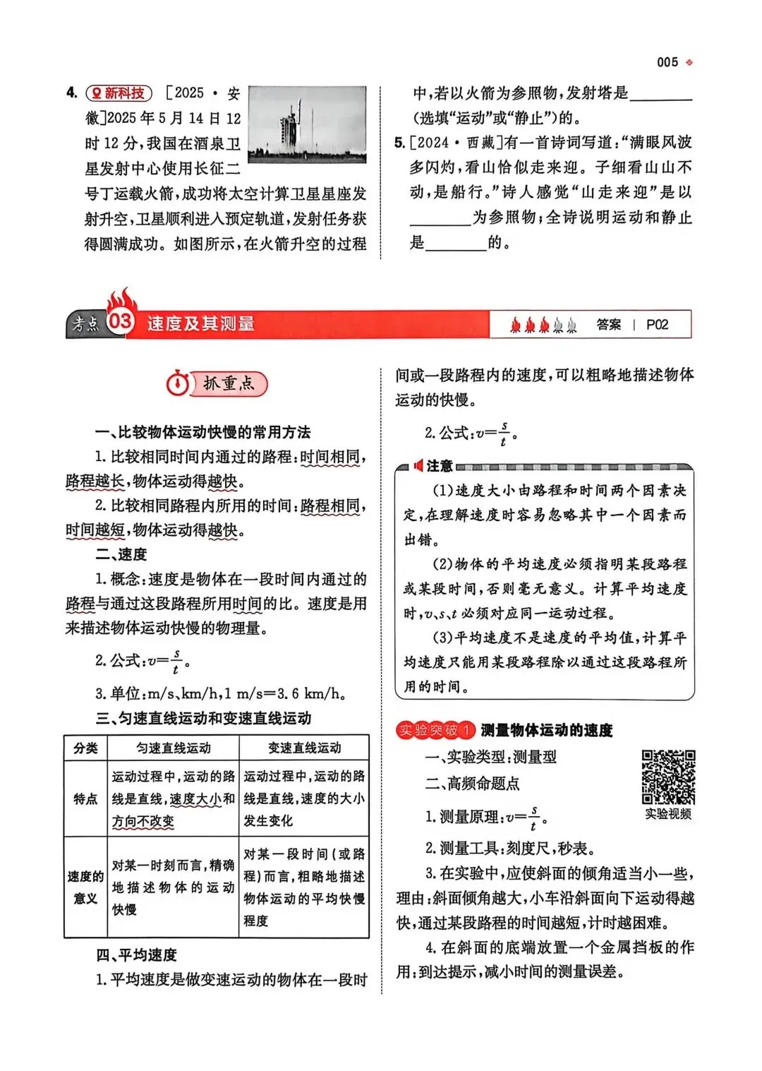 青岛中考物理 | 一轮复习第一弹 第5张