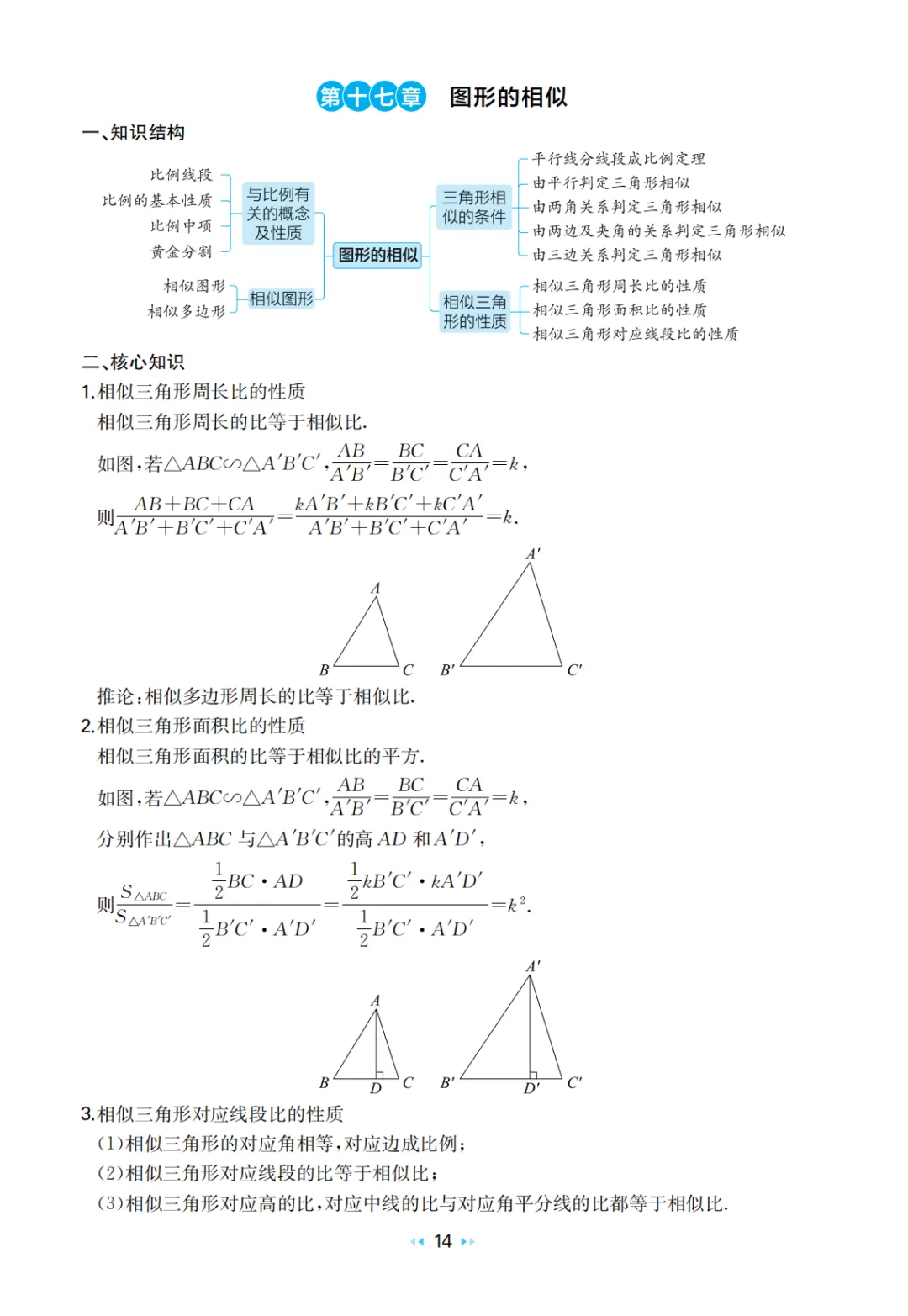 中考数学 核心知识速记手册 第16张