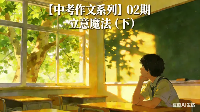 (79)【中考作文系列】02期 立意魔法(下)——为什么你的作文总“撞衫”? 第1张