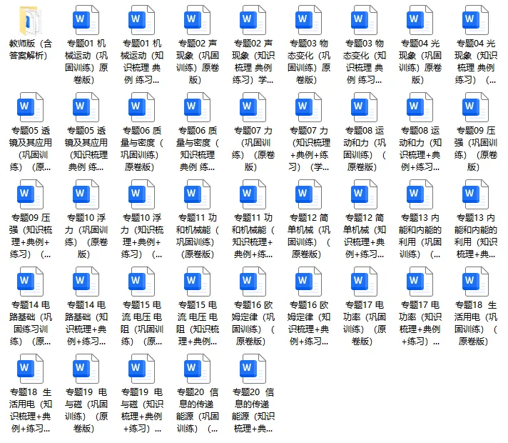 《中考一轮复习配套资源》: 力 第4张