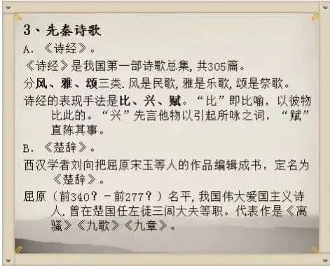 中考语文文史常识高频考点,你必须掌握! 第4张 中考语文文史常识高频考点,你必须掌握! 第4张