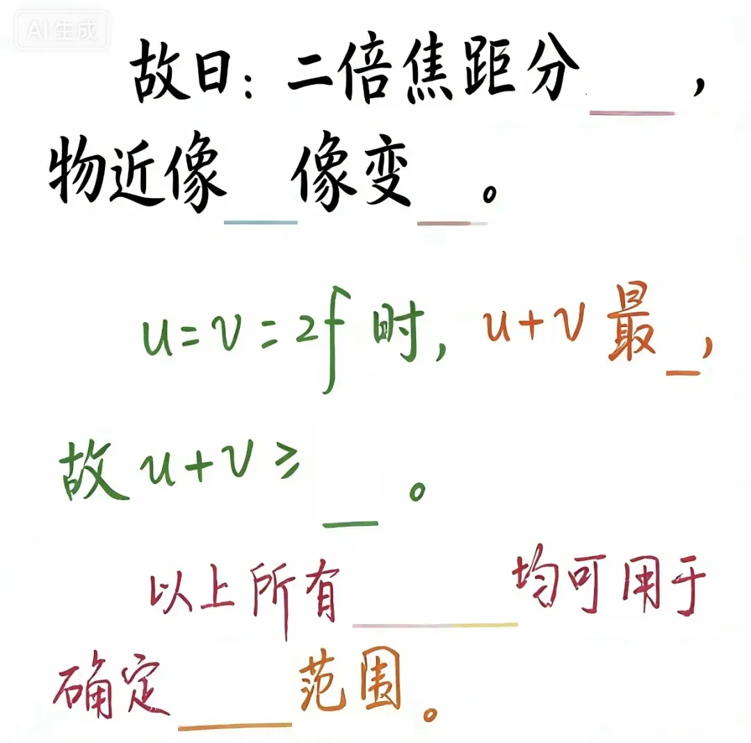 中考透镜-3讲-2 透镜成像规律 知识点 第8张