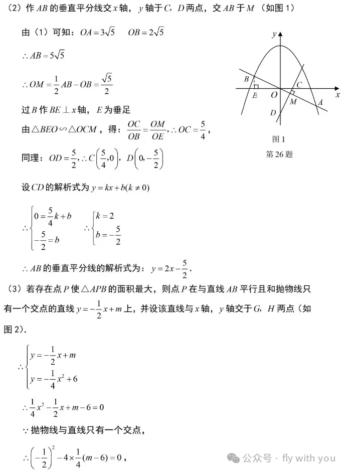 中考数学压轴题精讲:二次函数*动点问题 第11张