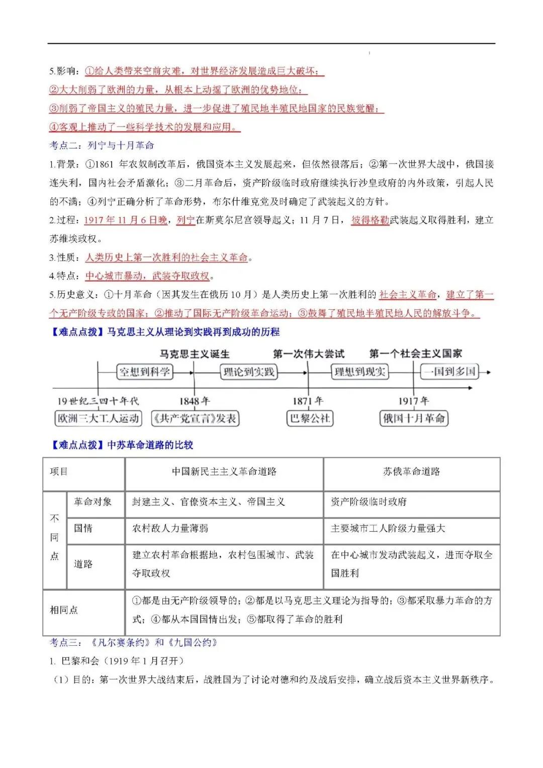 2026年中考复习秘籍 :世界史 (九年级下册) 第11张