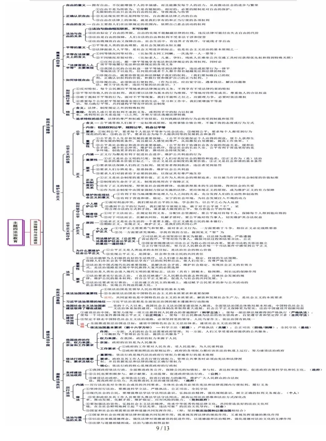 【中考复习攻略】道德与法治-主题4法治教育 第9张