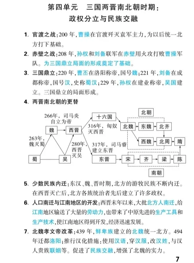 【中考速递】中考历史核心知识梳理 第8张