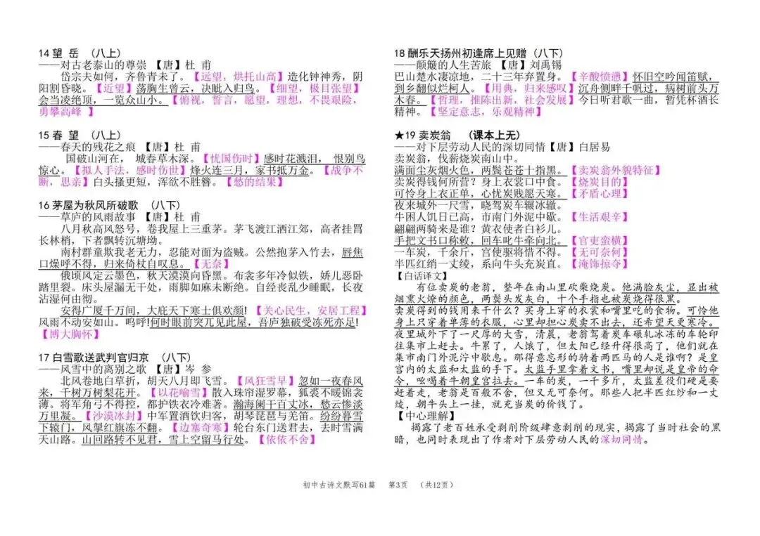 中考语文 第3张