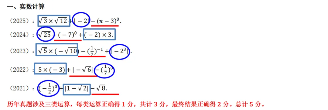 陕西中考数学评分标准——历年真题 第1张