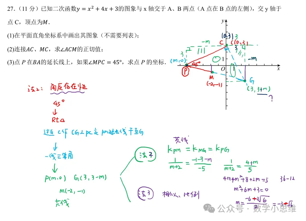 9寒中考自学专题04角度的存在性讲解90min 第14张 9寒中考自学专题04角度的存在性讲解90min 第14张