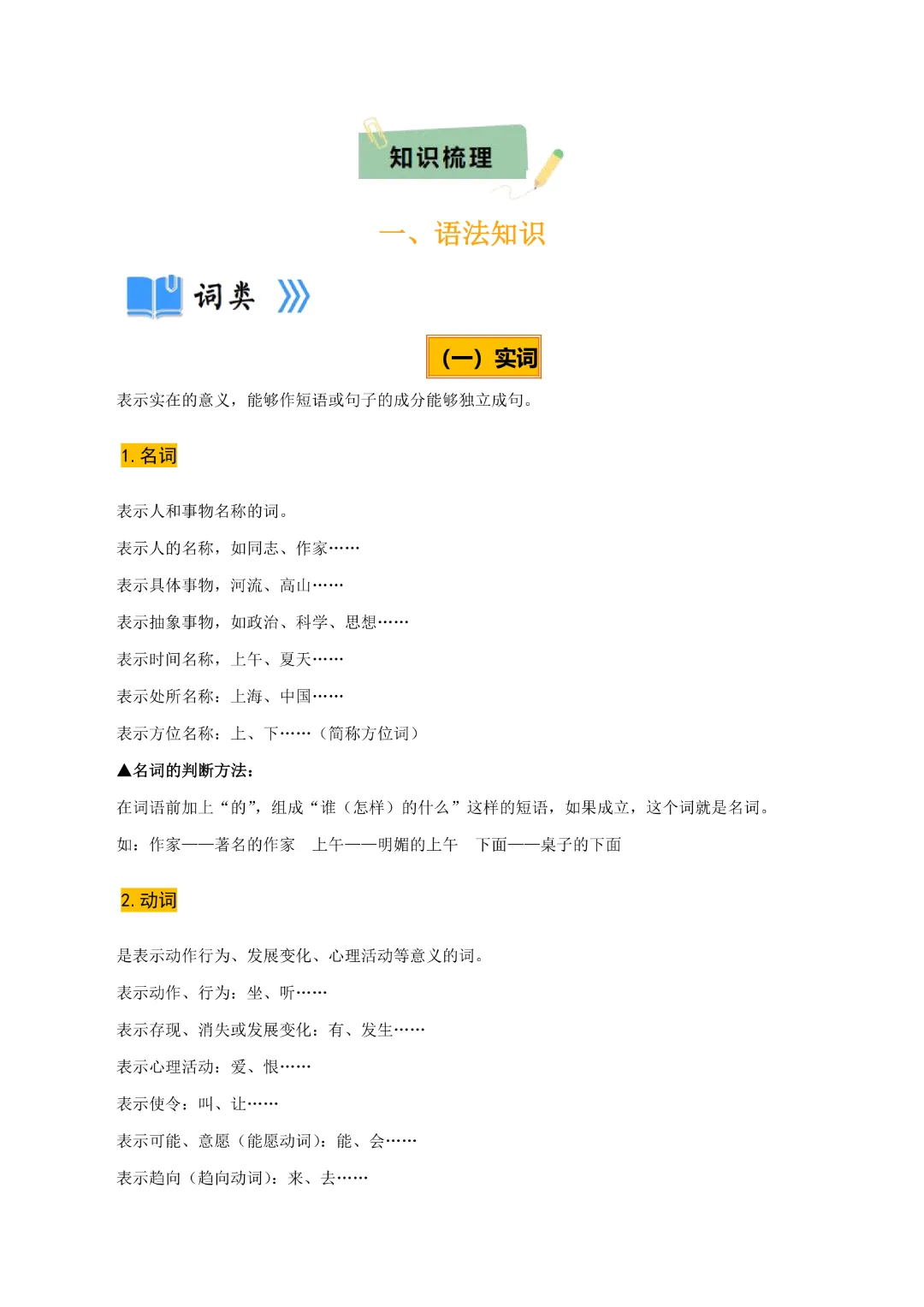 【中考专项语文】 专题06《 语法知识与修辞手法专项复习》完整高清电子版可打印 第5张 【中考专项语文】 专题06《 语法知识与修辞手法专项复习》完整高清电子版可打印 第5张