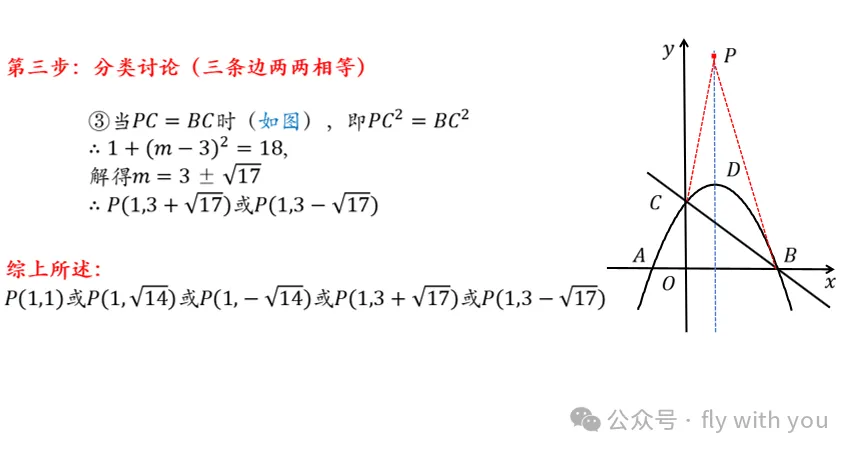 中考数学【等腰三角形存在性问题】 第7张