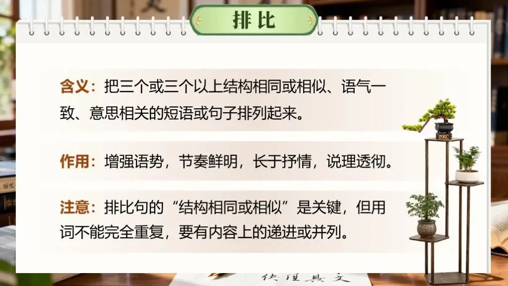 「中考复习」一轮复习《专题六:修辞与仿写》课件 第15张