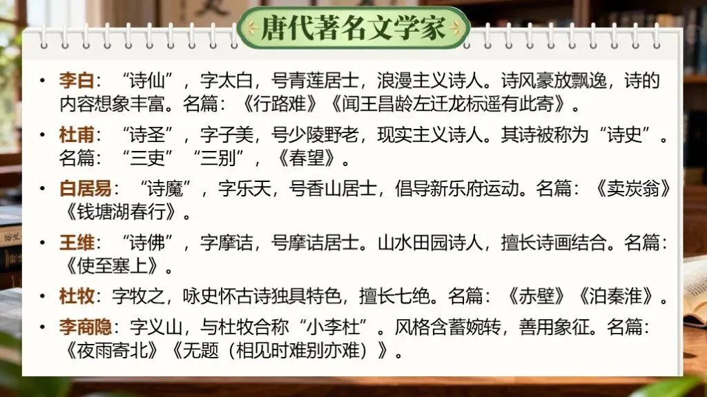 「中考复习」一轮复习《专题七:文学与文化常识》课件 第14张 「中考复习」一轮复习《专题七:文学与文化常识》课件 第14张