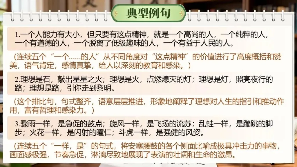 【中考复习】一轮基础知识积累与运用《专题六:修辞与仿写》课件 第19张