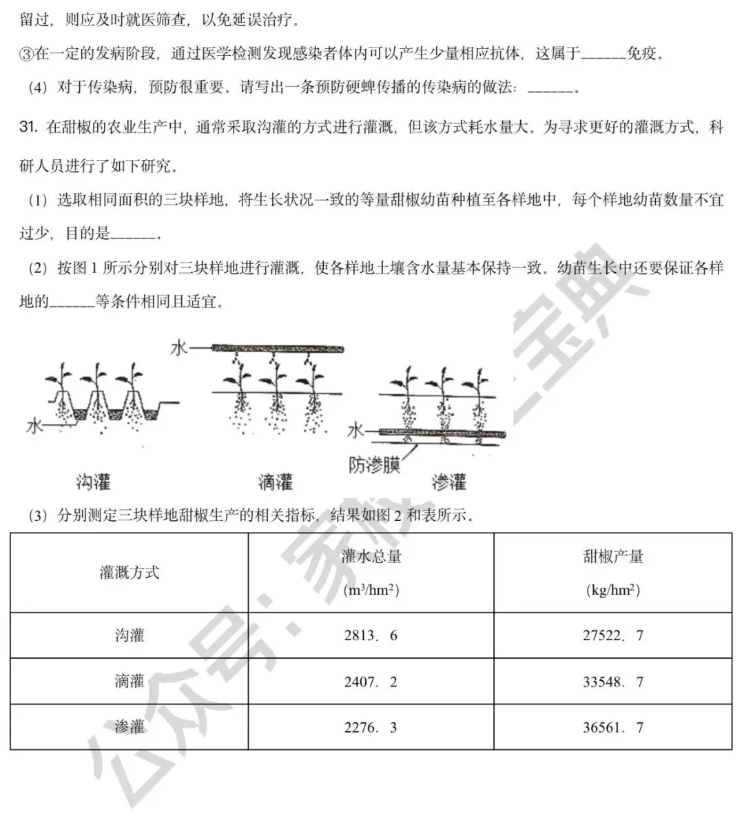 北京市2021年中考生物试题(原卷版) 第10张