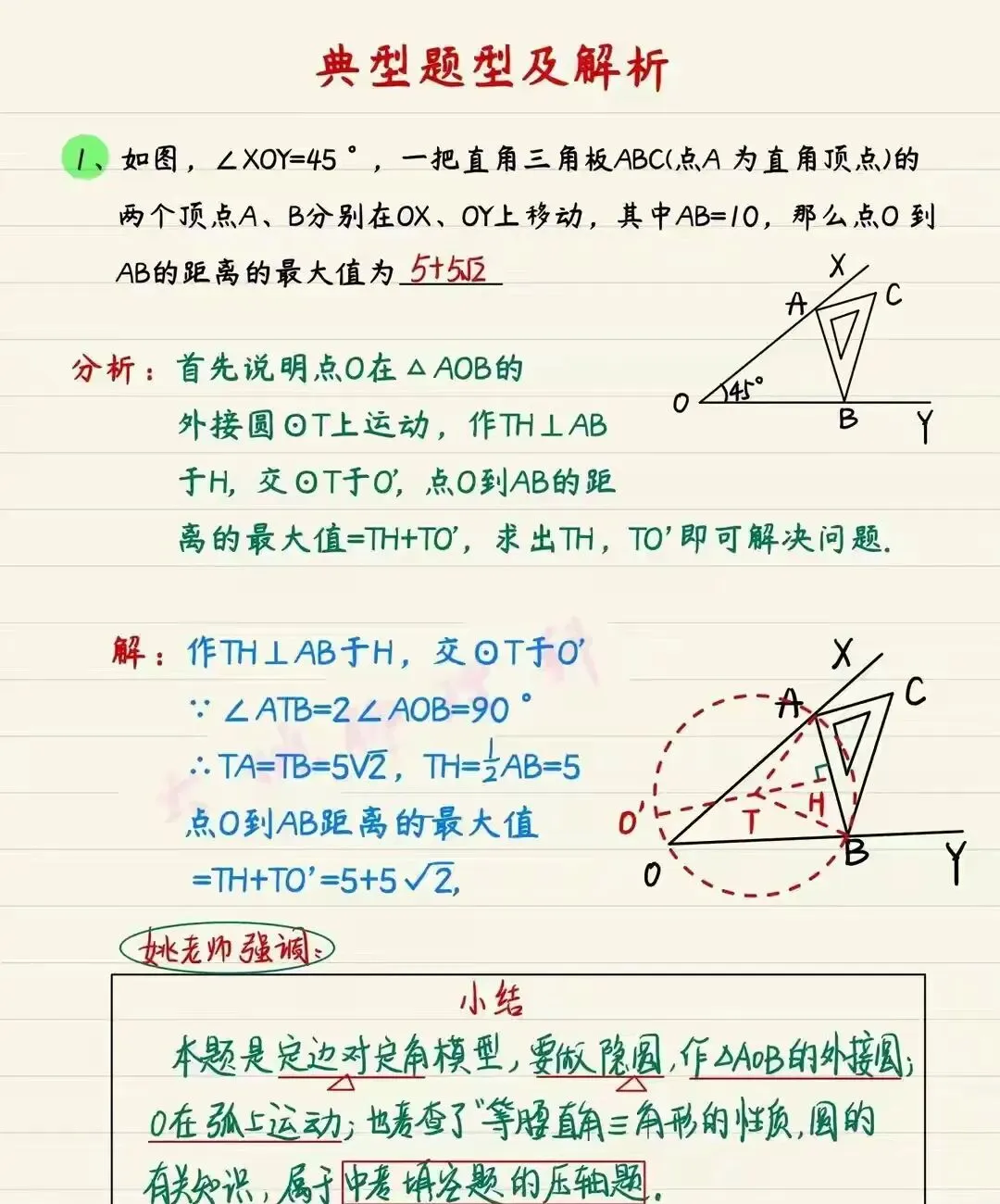 中考必考,四点共圆 第6张