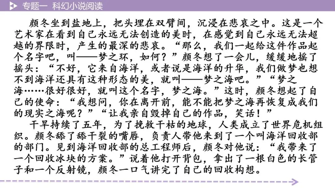 【最新版2026中考总复习】文学作品阅读:科幻小说·考点讲解、训练 第17张