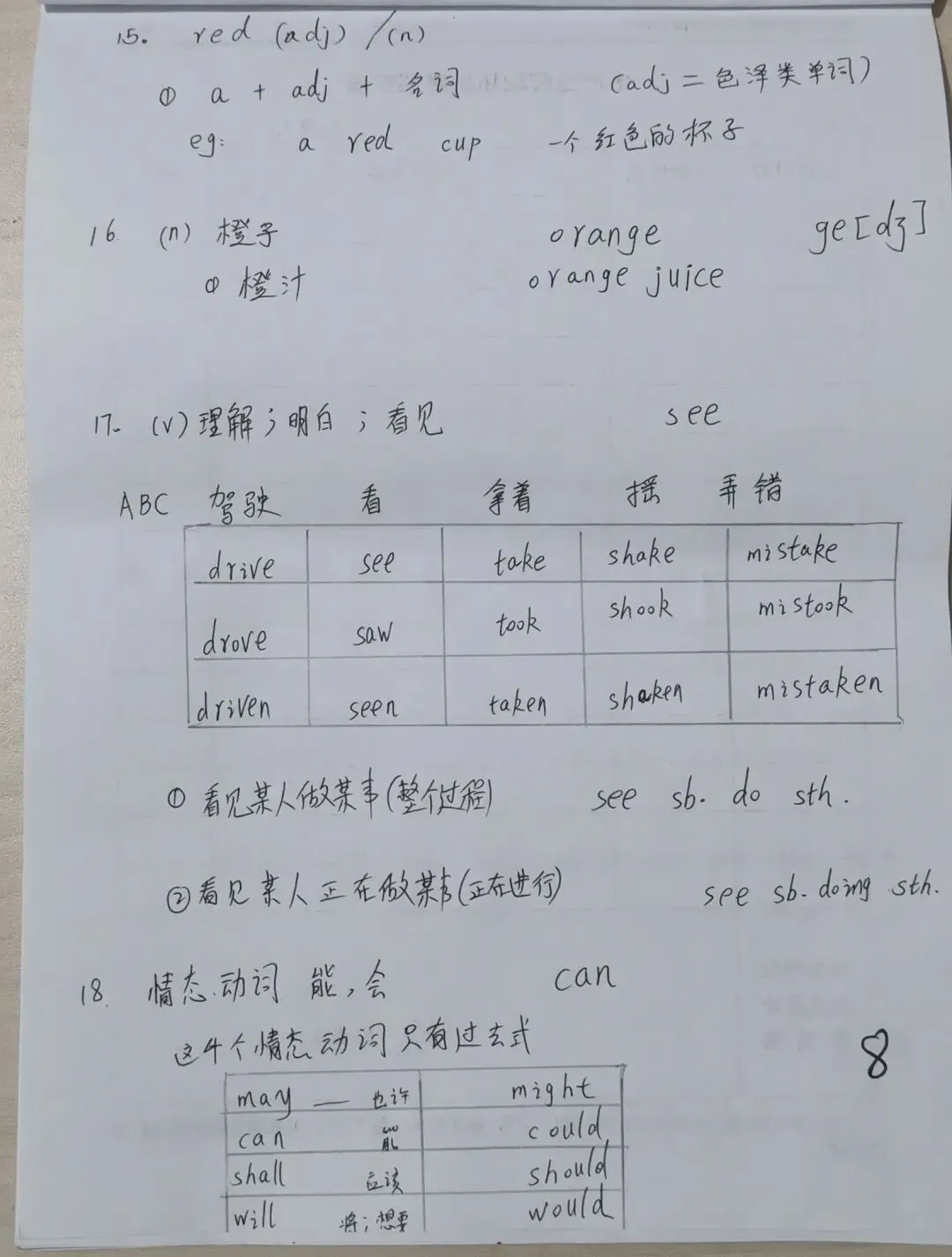 中考同步英语打卡第一天 第8张