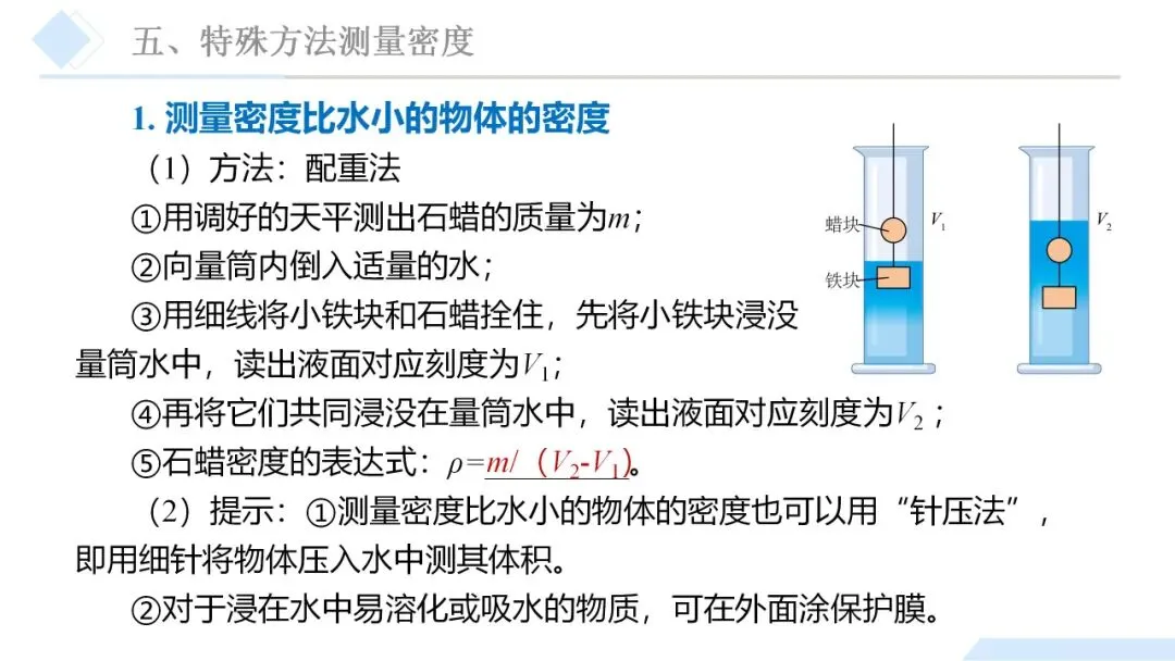 26年中考一轮复习:质量与密度专题 第57张