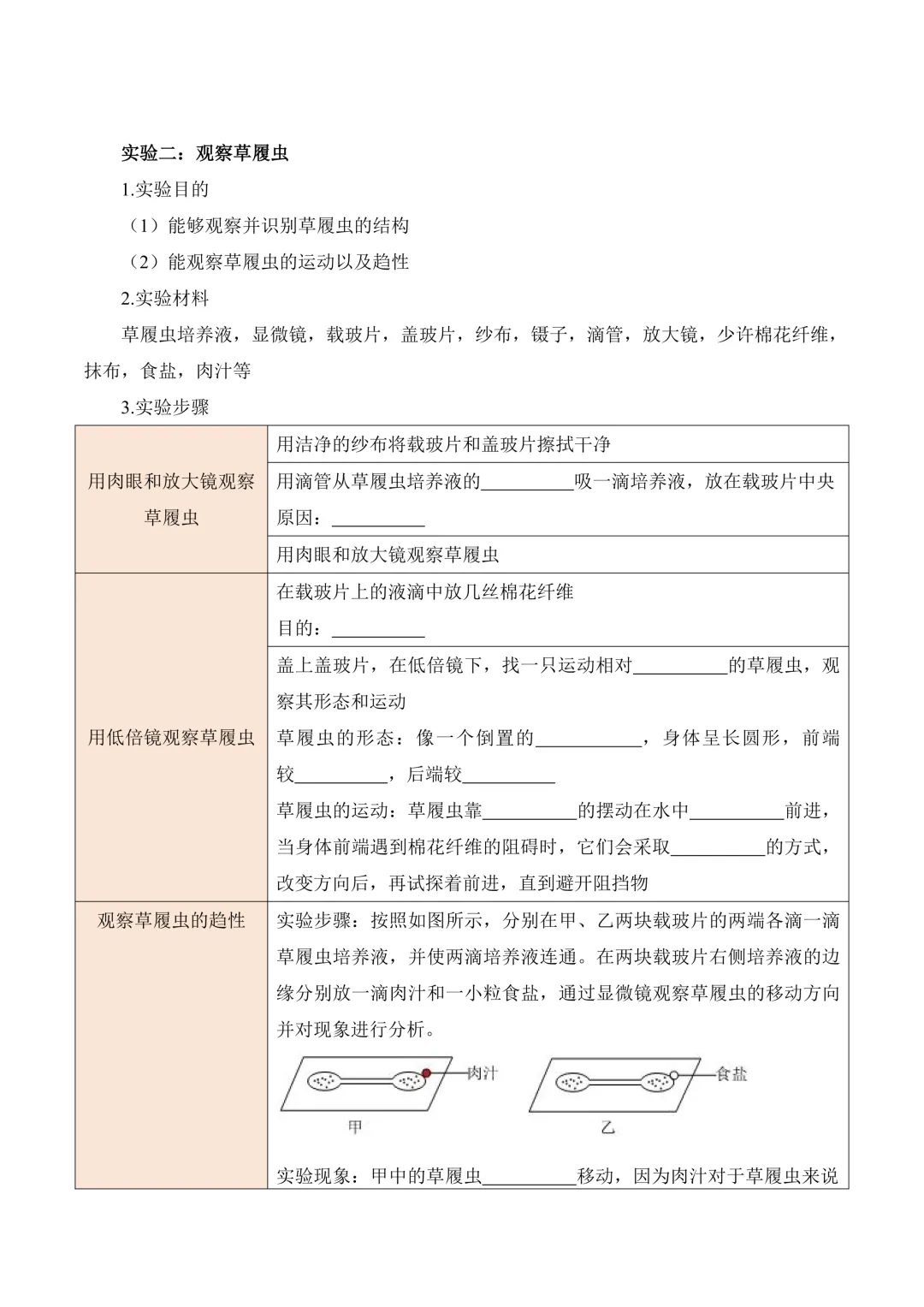 中考专项生物考点清单 01 细胞是生命活动的基本单位|知识 + 真题! 第7张