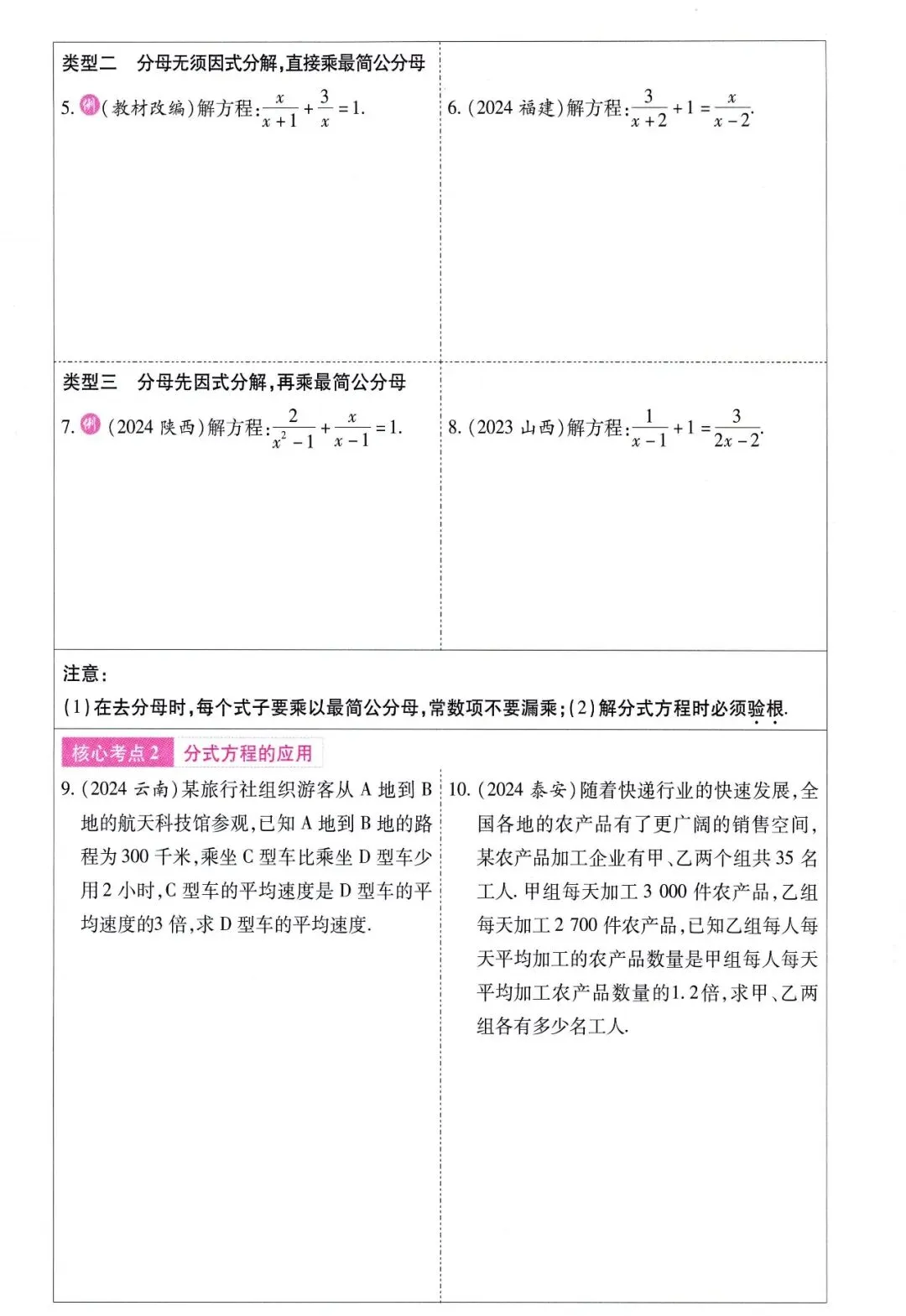中考数学——寒假一轮复习32讲汇总 第15张