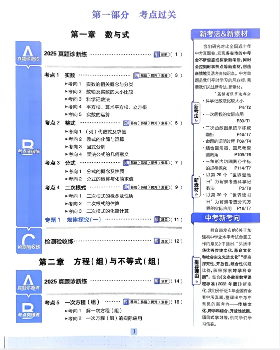 2026春初中《中考必刷题》(9科全)全国通用语数英物化道史地生电子版免费分享 第6张