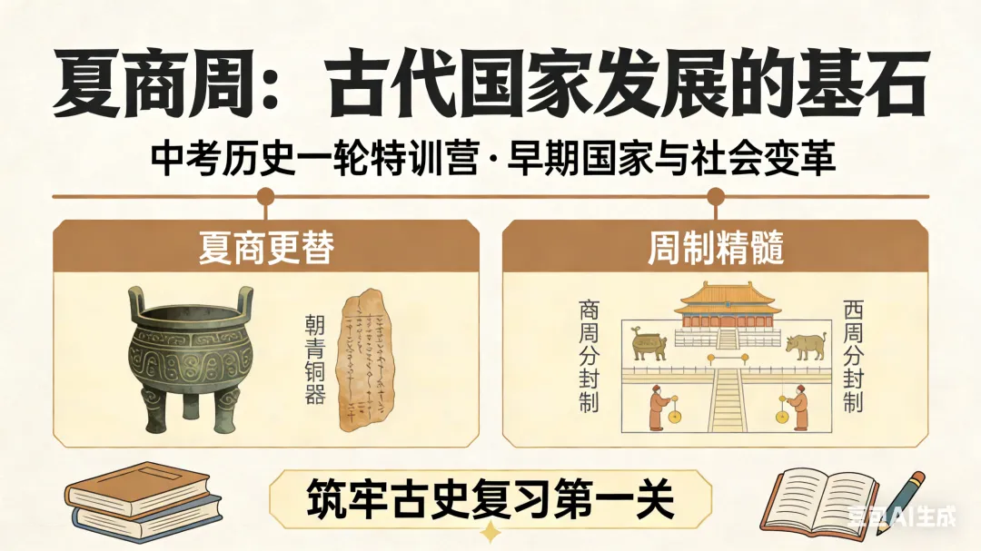 【2026年冬 】中考历史一轮复习特训营之一——中国古代早起国家与社会变革 第1张