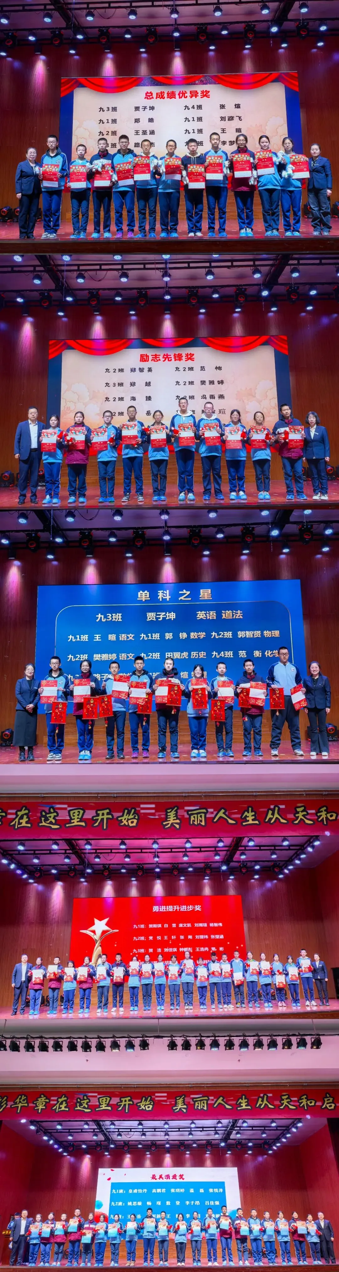 【期末表彰】逐梦期末 蓄力中考 ——天和学校举行2025-2026学年度第一学期九年级期末表彰大会 第18张