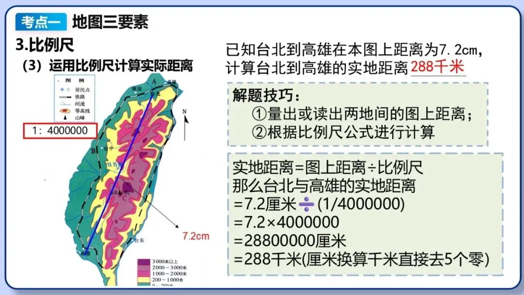 2026年中考地理复习专题四:地图的阅读和地形图的判读(课件+教学设计+课后习题) 第15张