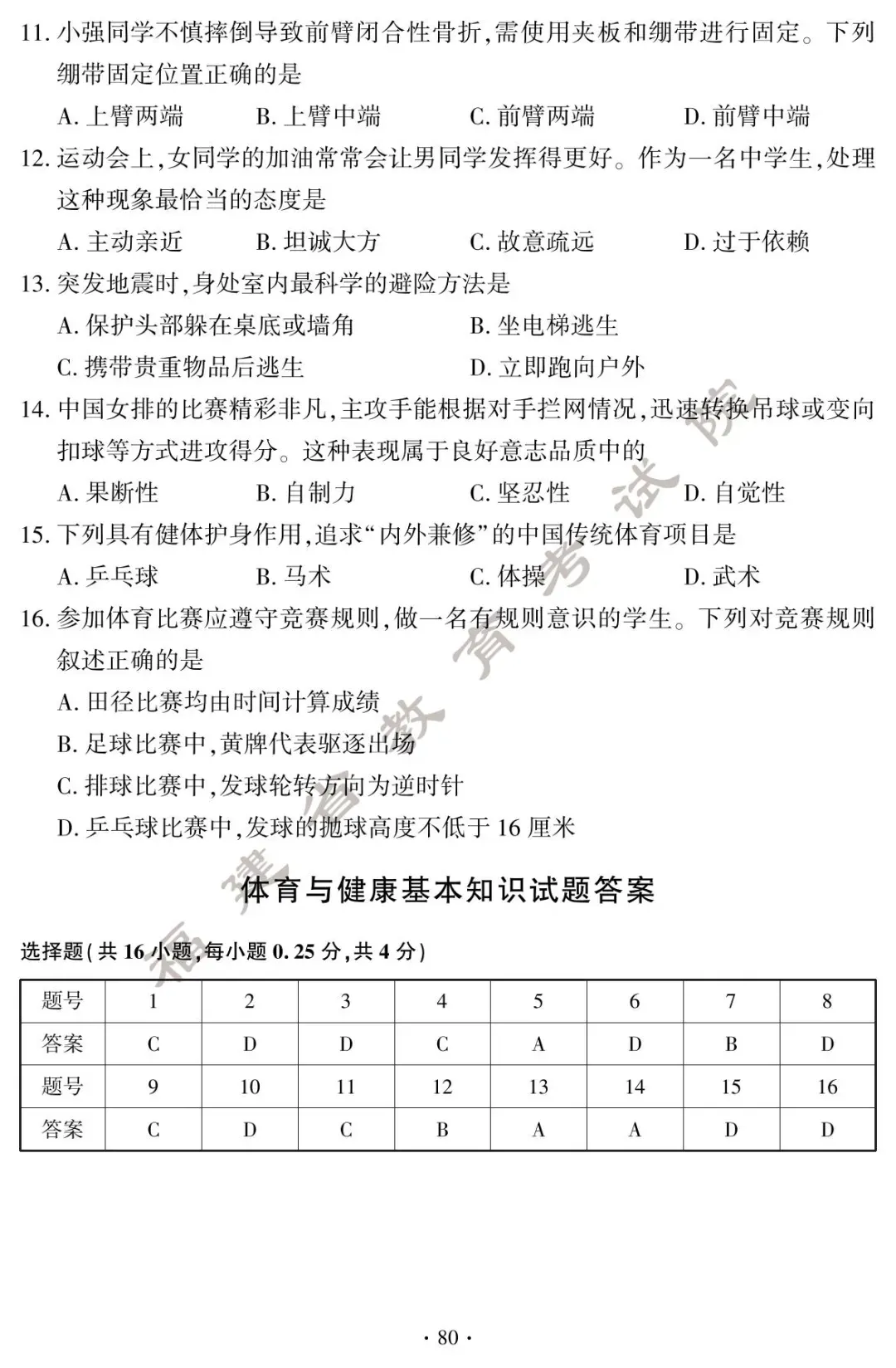 刚刚!福建中考试卷+答案发布! 第82张